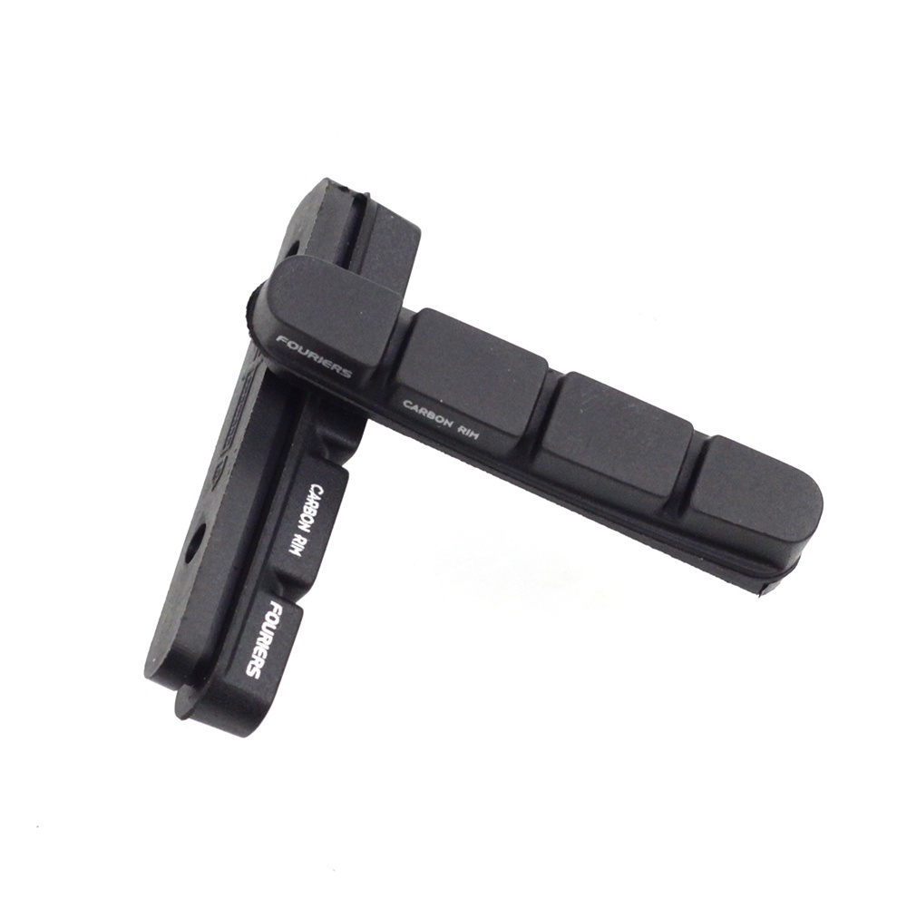 ล้อ2pcs Fouriers Bike Brake Pads Shoes Carbon or Alloy Rims Bro Wheels