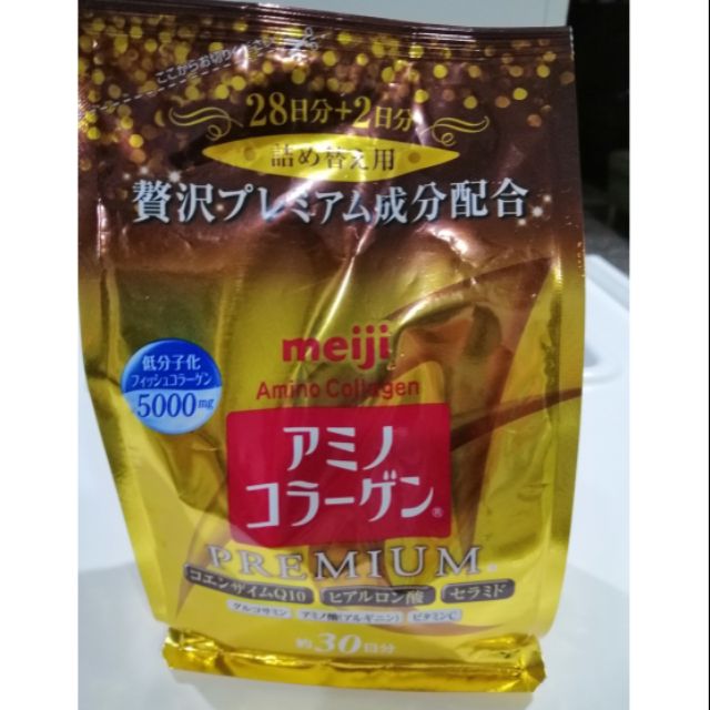 MEJI​ COLLAGEN​ PREMIUM.REFILL แท้จากญี่ปุ่นราคาพิเศษ​