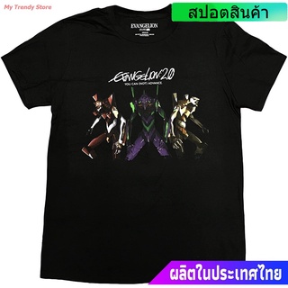 ราคาต่ำสุด!!อีวานเกเลียนเสื้อยืดผู้ชายและผู้หญิง Neon Genesis Evangelion: All Evangelion Units Mens Scre