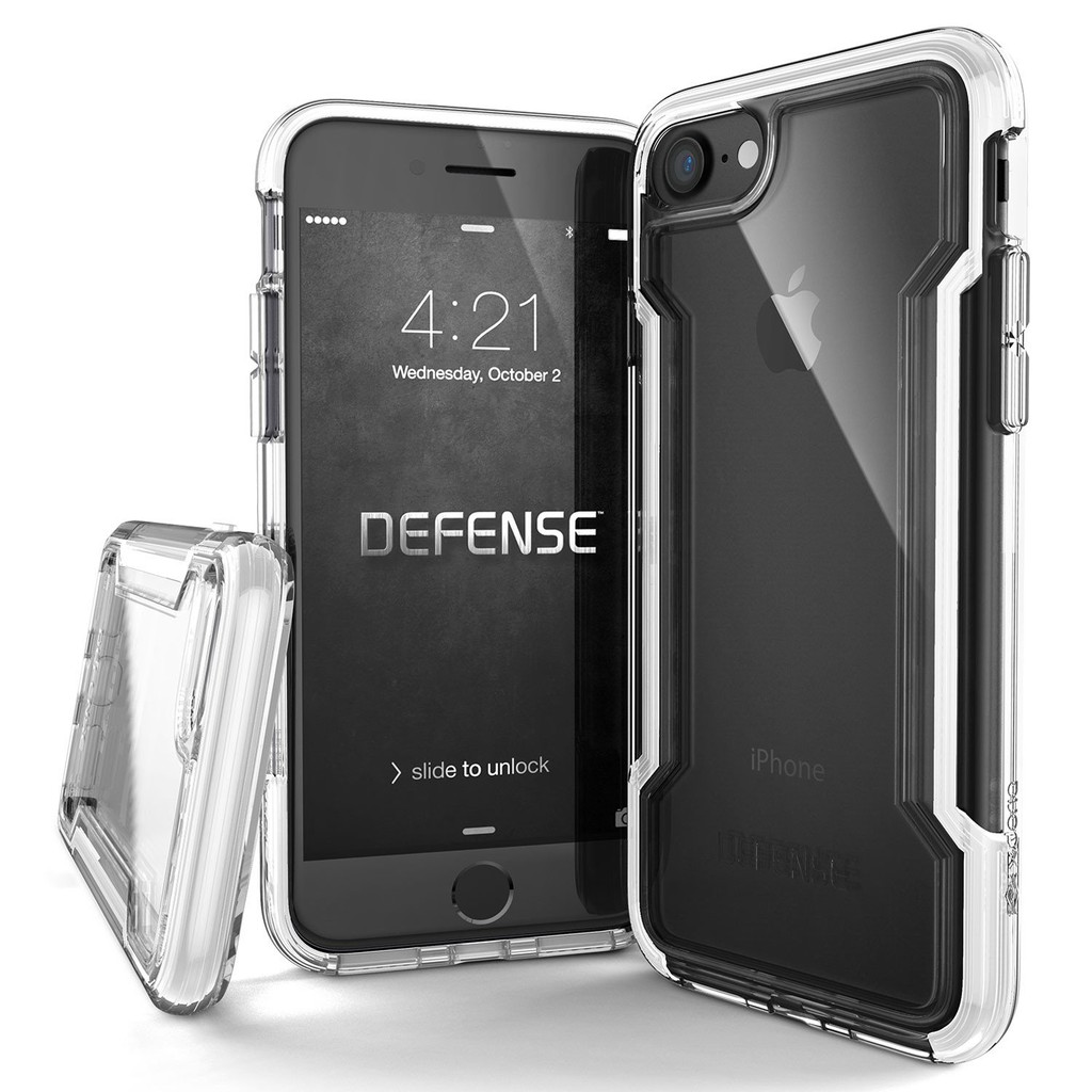 เคสกันกระแทก iPhone 7/8/7 Plus/8 Plus Case X-doria Defense Clear แบบใส-สีขาว ของแท้ 💯%