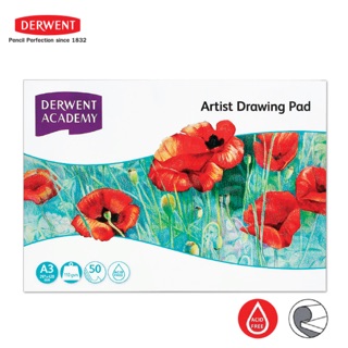 Derwent artist drawing pad A3 I สมุดสเกตช์ / กระดาษวาดเขียนหลากหลายแบบขนาด A3