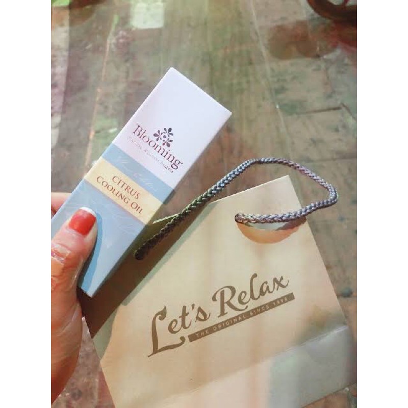 Cooling oil สินค้า signature ของ let’s relax