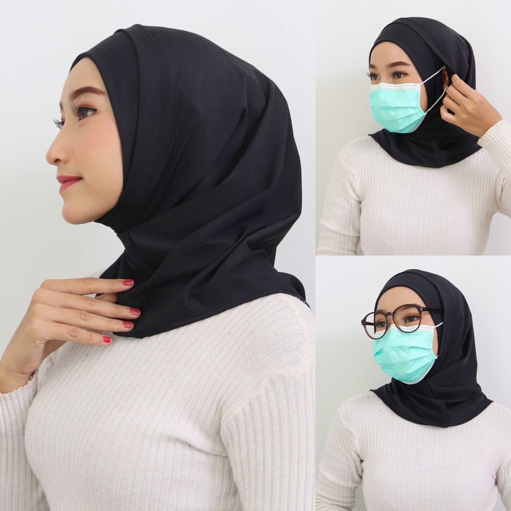 HITJAB - Hijab Sport Padel Hijab Mask for Masks, Glasses & Headphones