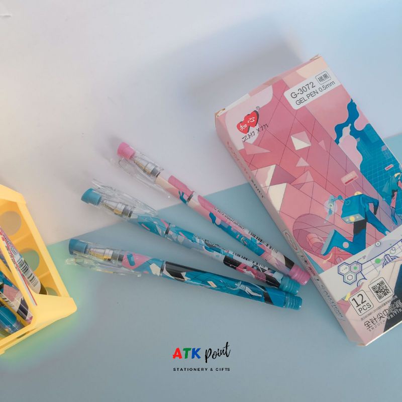 ATK-POINT | ZHI XIN LOVEIN G-3072 0.5mm ปากกาลูกลื่น/เจลหมึกเขียนลื่น