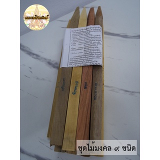 ชุดไม้มงคล 9 ชนิด ไม้มงคล ตั้งศาล สร้างบ้าน วางศิลาฤกษ์ และพิธีกรรมต่างๆ ไม้มงคล9อย่าง พร้อมส่ง