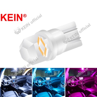 Kein หลอดไฟเซรามิก T10 W5W Led Bulb 194 168 Led Canbus 4 Smd 3030 สีขาวสําหรับตกแต่งภายในรถยนต์