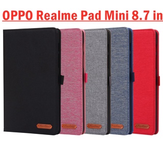 เคสหนัง ฝาพับ กันกระแทก พร้อมช่องใส่ปากกา สําหรับ OPPO Realme Pad Mini 8.7 นิ้ว