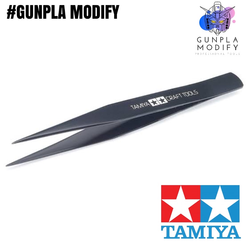 TAMIYA 74004 STRAIGHT TWEEZERS ที่หนีบปากคีบปลายตรง