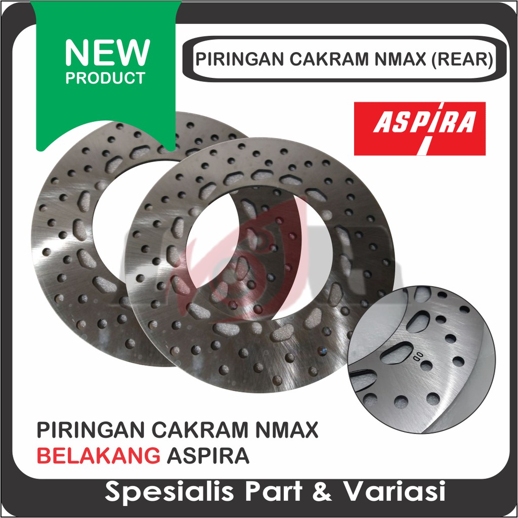 ดิสก์เบรกหลัง Aspira Nmax ดิสก์เบรกหลัง เบรกรถจักรยานยนต์อัตโนมัติ