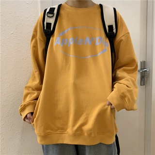 [MISS SUMEY]ผู้หญิงเสื้อกันหนาวแขนยาวลายตัวอักษรเกาหลี