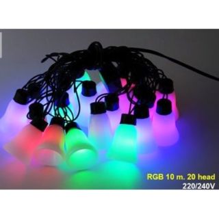 ไฟตกแต่งรูประฆัง RGB สลับสี