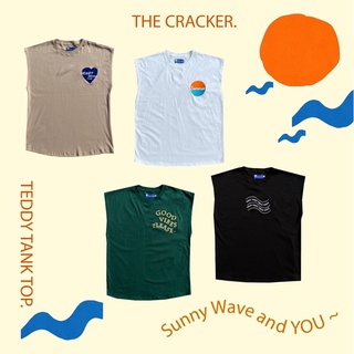 The Cracker : Teddy Tank top : เสื้อแขนกุด ผ้าอย่างดี