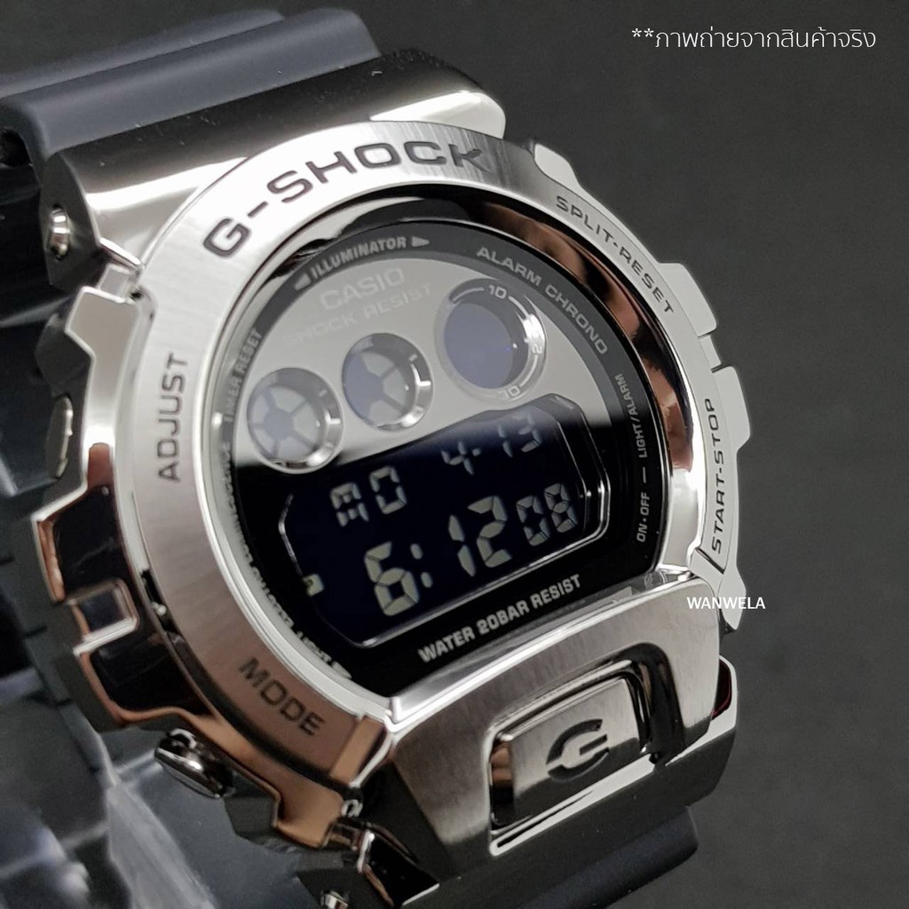 ของแท้ นาฬิกาข้อมือ ​G-shock Metal Face รุ่น GM-6900 ประกัน CMG