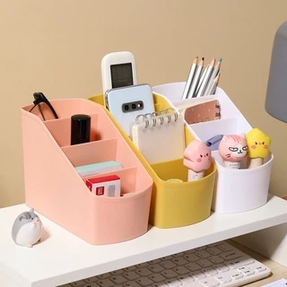 HomeDee ฟรีสติ๊กเกอร์ กล่องใส่ของ 4ช่อง 5 ช่องเก็บอุปกรณ์เครื่องเขียน ของใช้ส่วนตัวหรืออุปกรณ์ในบ้าน