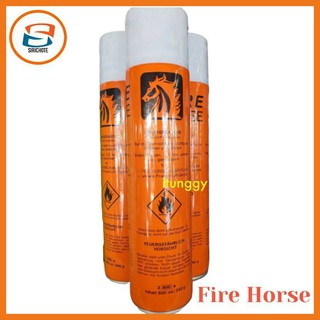 แก๊สกระป๋องตรา FIRE HORSE บรรจุ 600 ml. / 340 g.