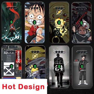 เคสโทรศัพท์มือถือ ลายการ์ตูนอนิเมะ Naruto Luffy Boys สําหรับ Xiaomi Black Shark 4 4S 4Pro