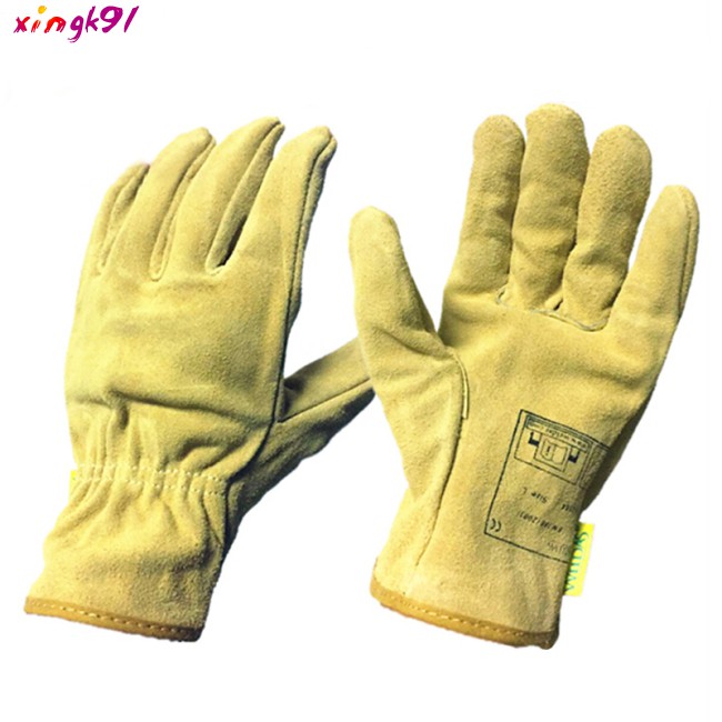 XI Adult Electric Welding Gloves Wear Resistance Nonslip Working