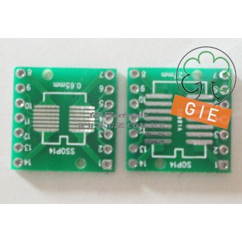 Pcb SOP14 เป็น DIP เป็น SSOP14 TSSOP14