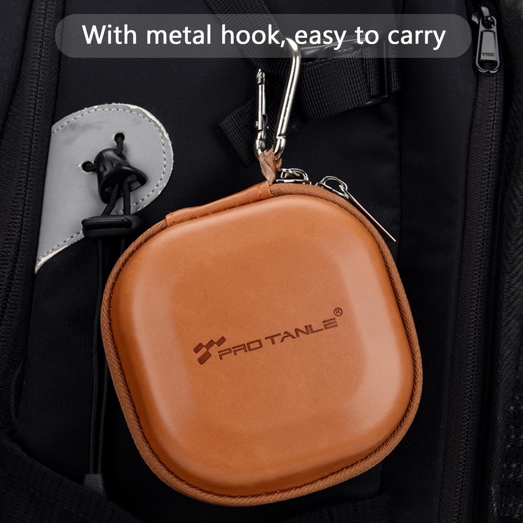 Pro Tanle เคสกระเป๋าหนัง Pu แข็ง กันฝุ่น เก็บฟิลเตอร์ได้ถึง 82 มม. สําหรับฟิลเตอร์ Uv Cpl Nd 5 ชิ้น