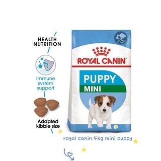 Royal canin Mini Puppy 4 kg สำหรับลูกสุนัข พันธ์ุเล็ก