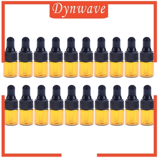 ( Dynwave ) 20 X ขวดเปล่าสําหรับใส่น้ํามันหอมระเหย 1 มล .