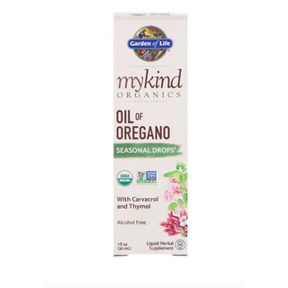 Garden of Life, Mykind Organics, Oil of Oregano, Seasonal Drops 1 fl oz(30 ml)