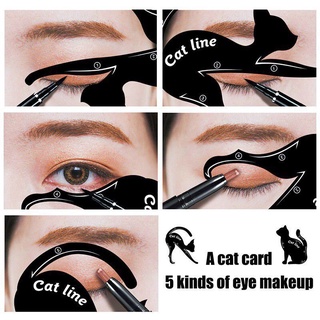 Cat line แม่แบบเขียนอายไลน์เนอร์ อายแชโดว์ (2ชิ้น)