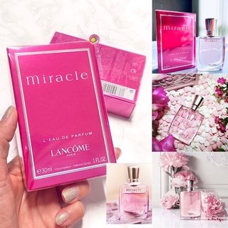 (แท้) Lancome Miracle Eau de Parfum 30ml. miracle กลิ่นยอดนิยม สีชมพูแนวกลิ่นฟลอรัล - สไปซี่