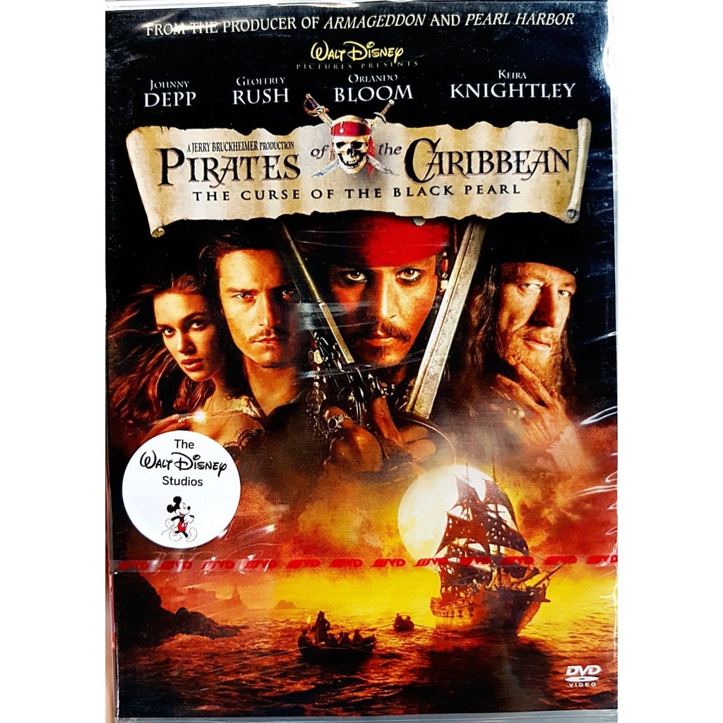 DVD : Pirates of the Caribbean 1 The Curse of the Black Pearl (2003) " Keira Knightley Johnny Depp, 