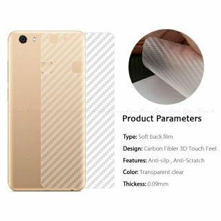 Vivo V9/Y95/Y91i/Y11 2019/Y17/Y19/Y91 /Y85 /Y17/X21 กันรอยหลังเคฟล่า