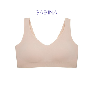 SABINA BRALESS เสื้อชั้นใน Seamless (ไม่มีโครง) รุ่น Soft Collection รหัส SBXK108CL สีเนื้ออ่อน