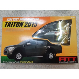 ครอบไฟเลี้ยวข้างแก้ม SIDE VENT MITSUBISHI TRITON 2015-2019 งานFiTT อย่างดีเกรดA