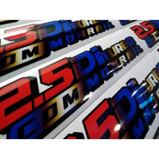 สติ๊กเกอร์​ซิ่ง 2.5Di TURBO