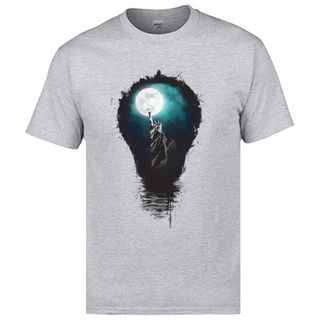 [S-5XL] เสื้อยืดแขนสั้น คอกลม ผ้าฝ้าย 100% พิมพ์ลาย Landmarks Statue Of Liberty Bulb สําหรับผู้ชาย