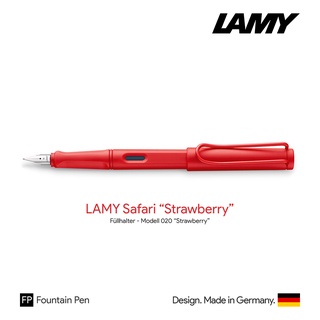 Lamy Safari "Strawberry" Fountain Pen - ปากกาหมึกซึมลามี่ซาฟารี สีสตรอเบอรรี่