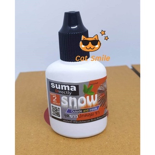 Suma  Directly Snow  จุดสีขาวเล็กๆ เหมือนหิมะปกคลุม ราอาการปลา นิ่งไม่มีแรง ว่ายน้ำ ไม่กินอาหาร