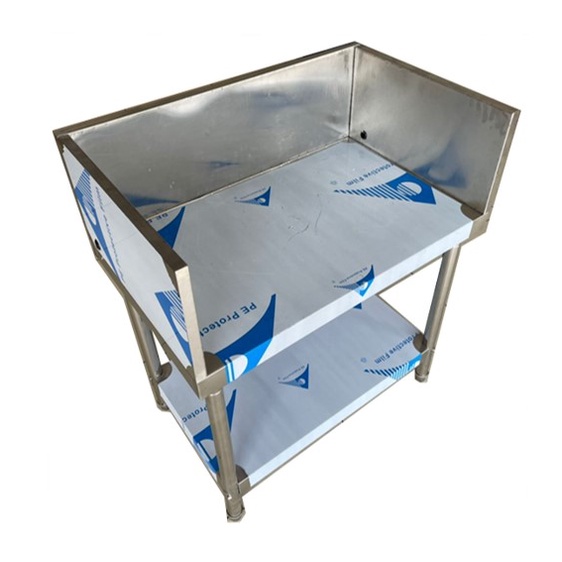 Kizzy ชั้นวางเตาสแตนเลสสําหรับงานหนัก 2 ชั้น Dapur rak