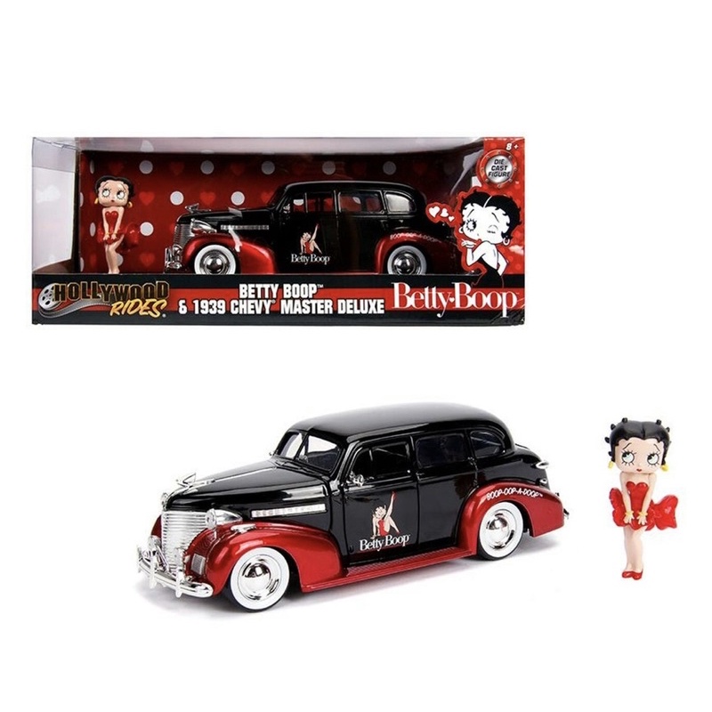 1:24 Betty Boop  &amp; 1939 Chevy Master Deluxe (Hollywood Rides) [JADA]