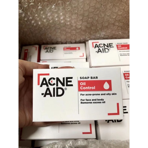 🎇 [New] สบู่ก้อน Acne Aid Bar Soap 100 g. สำหรับผู้มีปัญหาสิวอักเสบ อุดตัน ผิวมัน เป็นสิวง่าย