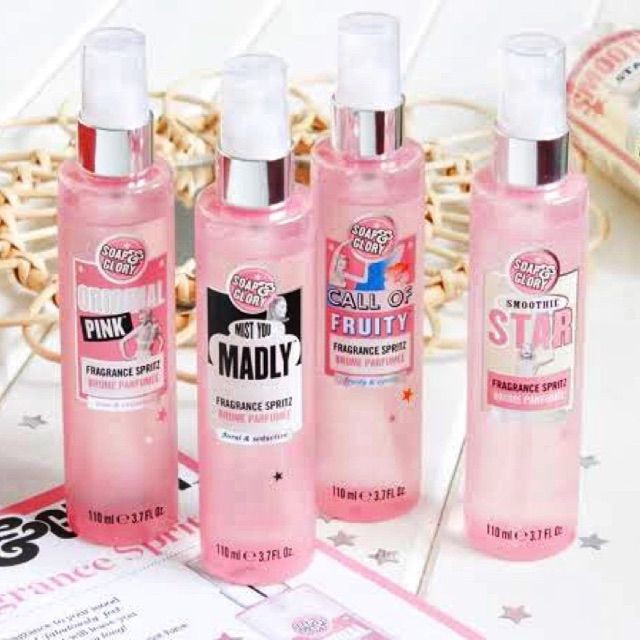 ของแท้/พร้อมส่ง Soap & Glory Fragrance Spritz 110ml.โซพ แอนด์ กลอรี่ บอดี้ สเปรย์น้ำหอม  ให้กลิ่นหอม