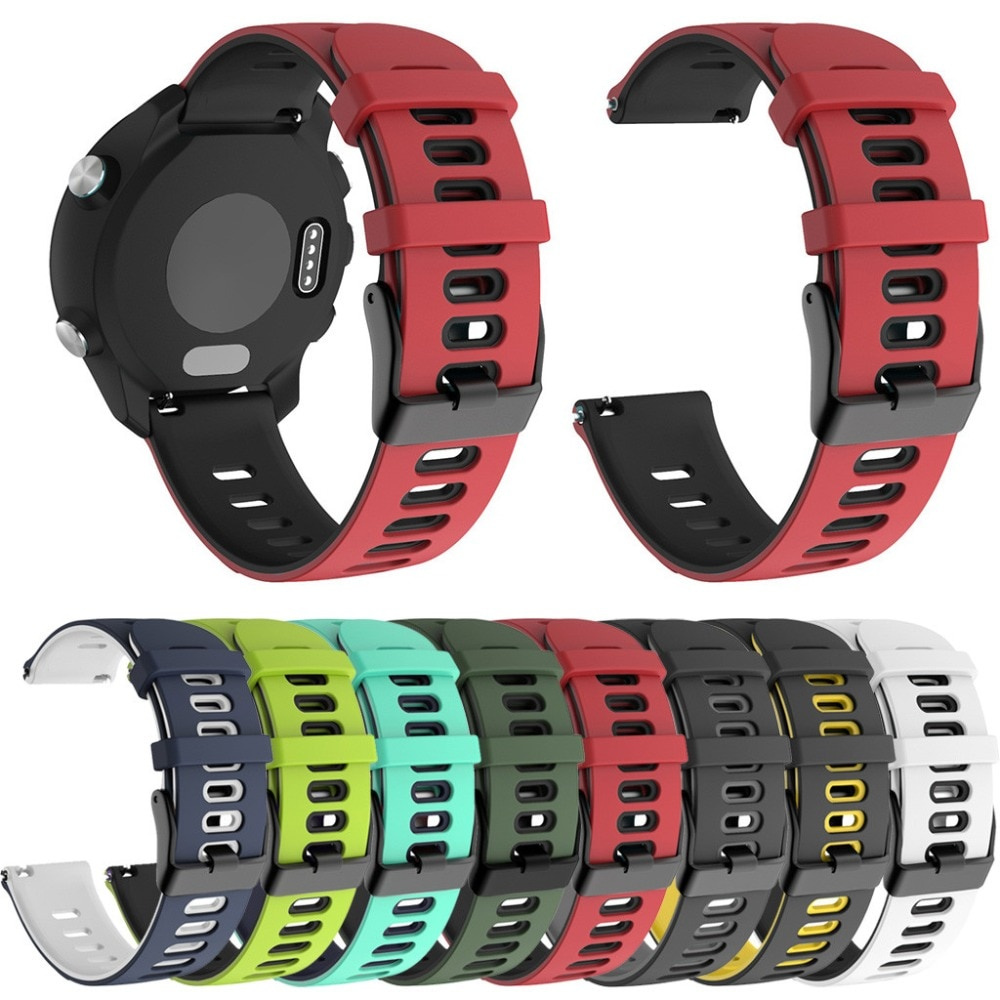 สายรัดข้อมือซิลิโคน 20 มม. 22 มม. สําหรับ Xiaomi Ls05 Amazfit Gtr 47 มม.Amazfit T-Rex Pro GTS 2 Mini