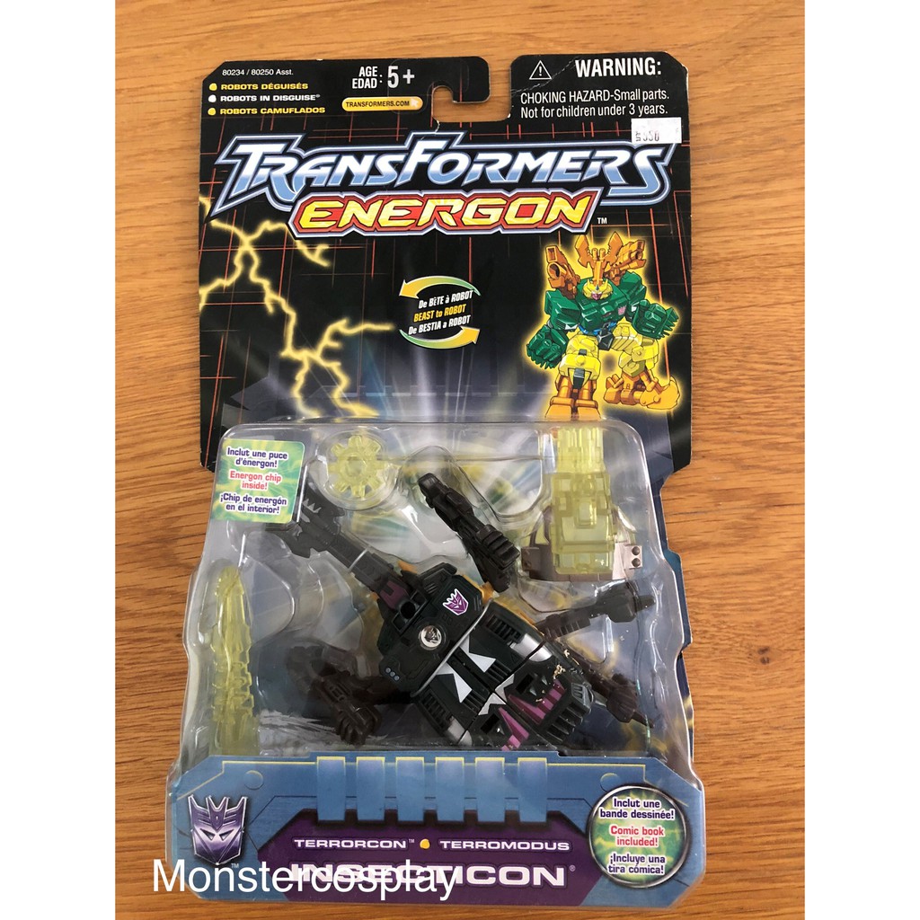 Hasbro Insecticon Transformers Energon ของเล่น ของสะสม หุ่นยนต์แปลงร่าง