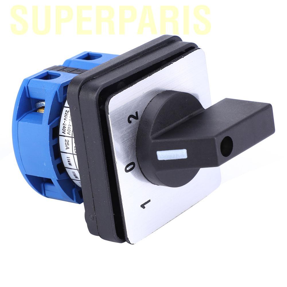 Load Circuit Breaker Switch, 80A 100A 3 Pole 2 Position Rotary Cam On Off Power Switch for Machine Tools and Machinery (80A