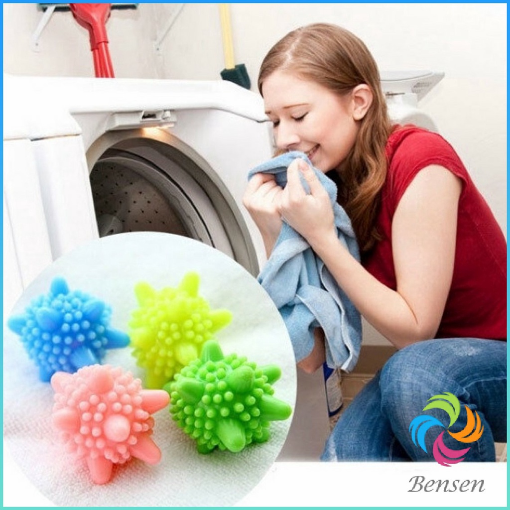 Bensen ลูกบอลซักผ้า ลูกบอลซักผ้าช่วยไม่ให้ผ้าพัน ลูกบอลซิลิโคนซักผ้า คละสี Small Washing Balls