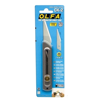 มึดตอนกิ่งไม้ OLFA โอฟ่า รุ่น CK-2 มีดคัตเตอร์ด้ามสแตนเลสงานไม้ตอนกิ่ง