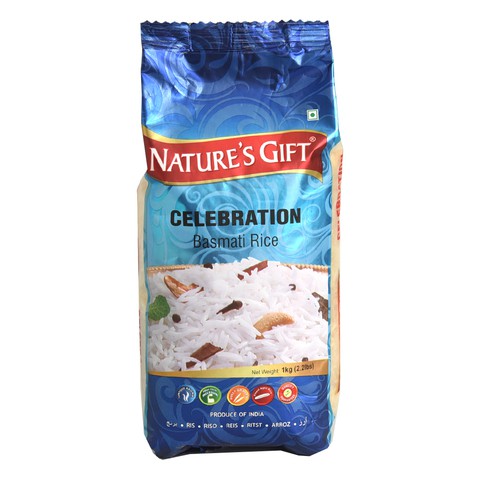 ข้าวบาสมาติก Nature's Gift Celebration 1 KG