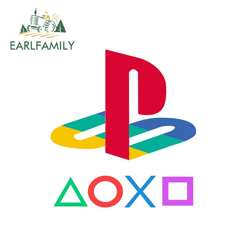 EARLFAMILY 13 ซม.สําหรับ PlayStation สติกเกอร์รถไวนิลตลกอุปกรณ์เสริม Decal Windows รถจักรยานยนต์ Campervan Decals
