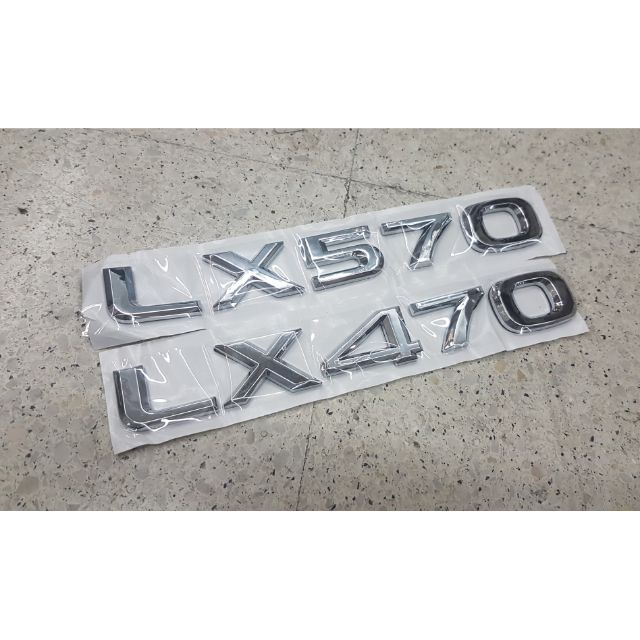 LEXUS LX 470 、570 3D LOGO letter for rear trunk โลโก้เล็คซัส โตโยต้า ตัวอักษรแยก ติดด้านหลัง