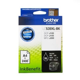 หมึกอิงค์เจ็ท ดำ Brother LC-539XLBK (ของแท้ศูนย์) บรรจุกล่อง