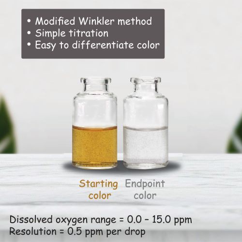 ชุดทดสอบออกซิเจนในน้ำ โมนิเตอร์เทสคิท MONITOR DISSOLVED OXYGEN TEST KIT (60 Tests) รูปที่ 3